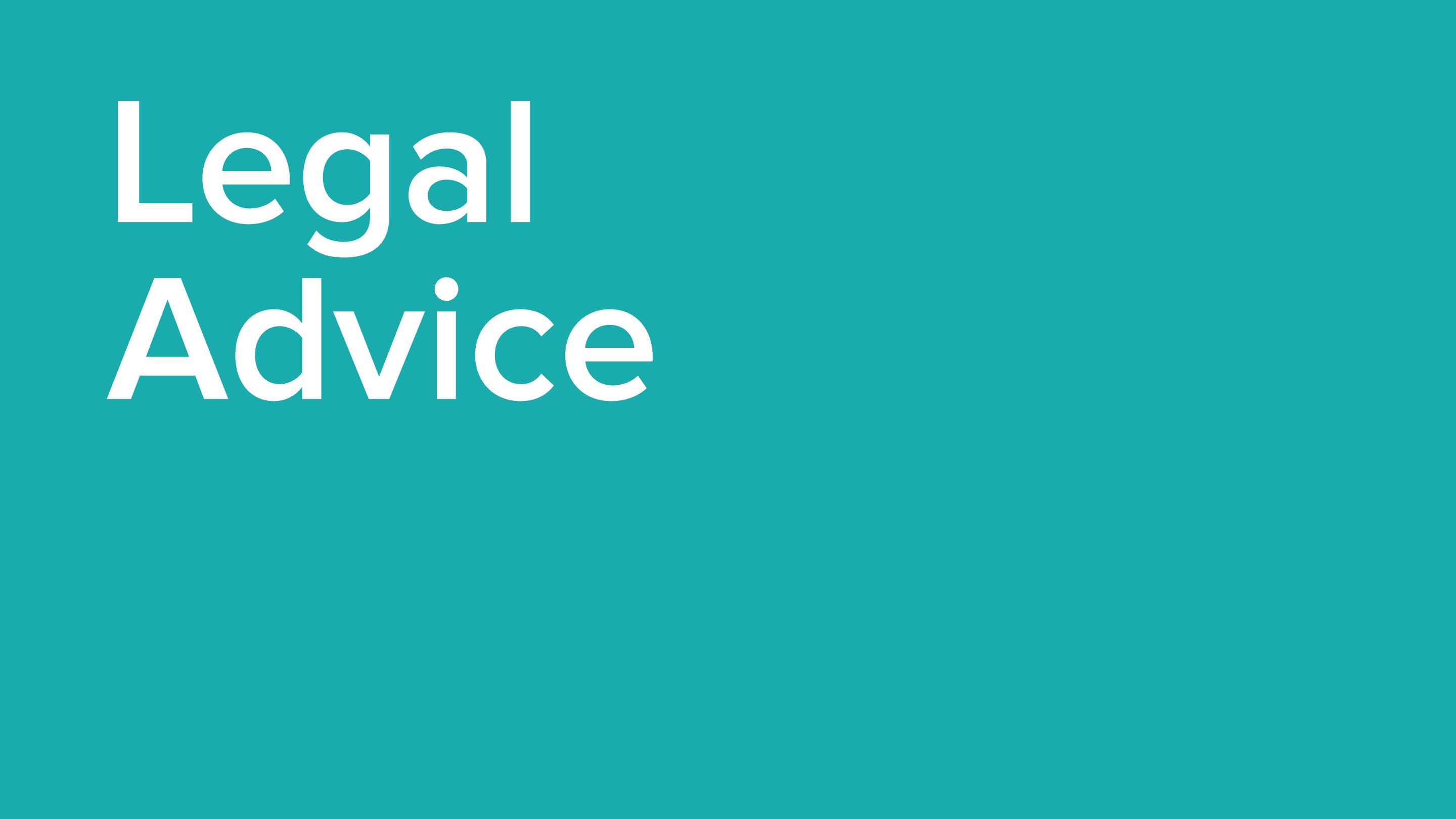 Legal advice button image