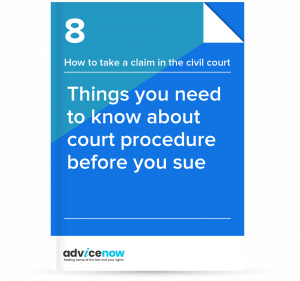 Things you need to know about court procedure before you sue