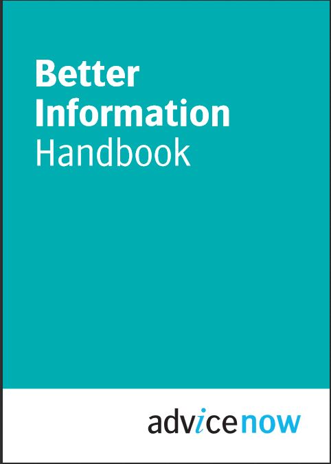 Front cover of Better information Handbook